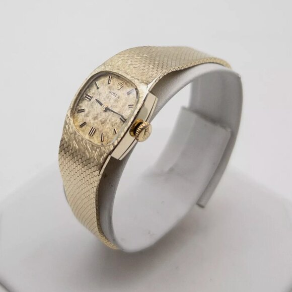 Vintage Women's Rolex 14k Gold Watch - Picture 3 of 5